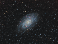 Messier 33 die Triangulum Galaxie