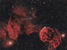 IC 443, IC 444, Sh2-249 und Howell-Crisp 1